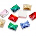 DZ 4067 10*8 MM rectangle shape crystal sew on stone